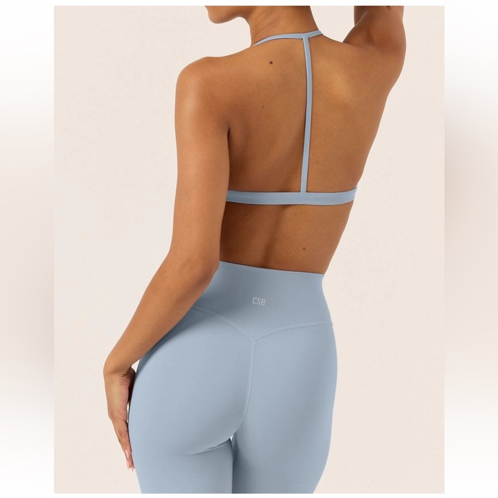 Form Invisible Scrunch Leggings - Light Blue